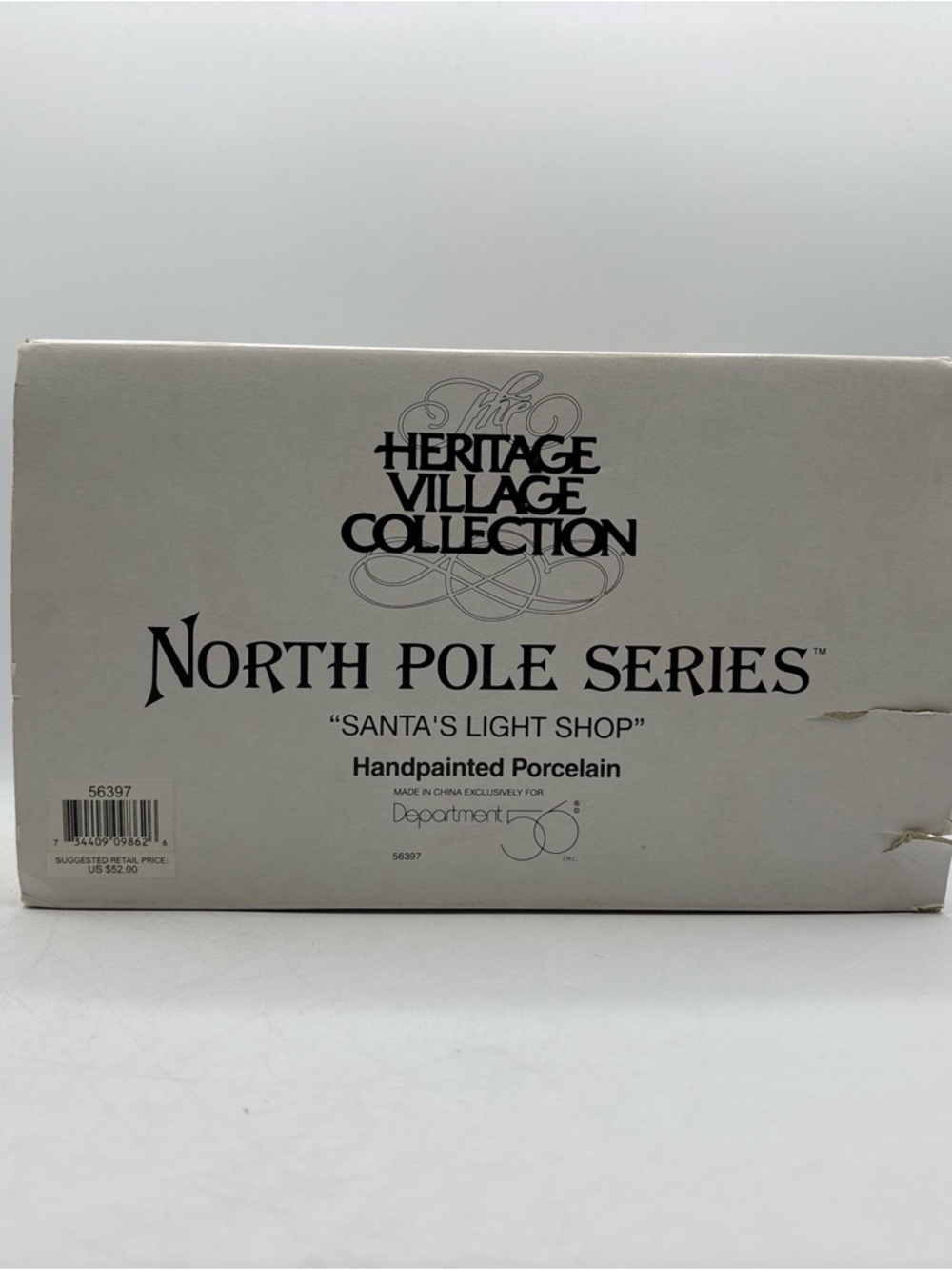 Department 56 1997 Vintage HVC North Pole Series Santa’s Light Shop 56397 EUC - Picture 9 of 12